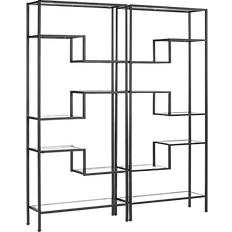 Glasses Book Shelves Crosley Furniture Sloane Book Shelf 78" 2