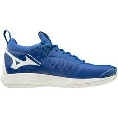 Blue - Men Volleyball Shoes Mizuno Wave Momentum M - True Blue/White