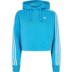 adidas Women's Orginals Adicolor Classics Cropped Hoodie - App Sky Rush
