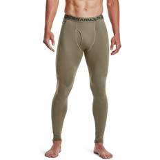 Brown - Men Tights Under Armour Tactical ColdGear INFRARED Base-Layer Bottoms for Men Federal Tan/Federal Tan