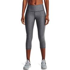 Turquoise - Women Pants & Shorts Under Armour Womens Heat Gear Hi Capri Womens Grey/White Grey/White