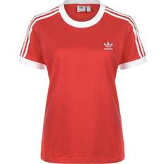 Adidas Women's Adicolor Classics 3-Stripes Tee - Red