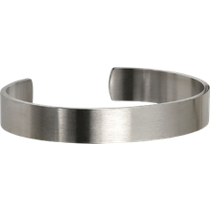 Chisel Brushed Cuff Bracelet - Silver