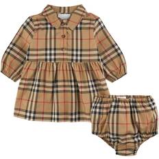 Burberry Girl's Olivetta Vintage Check Dress W/ Bloomers - Archive Beige