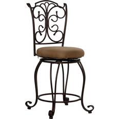 Casters Bar Stools Linon Gathered Bar Stool 41.1"