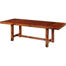 MDF - Wood Dining Tables Walker Edison Huntsman Dining Table 96x38"