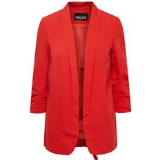 Femme - XS Blazers Pieces Bosella Blazer - High Risk Red