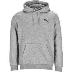 Puma Essential Small Logo Hoodie - Medium Grey Heather