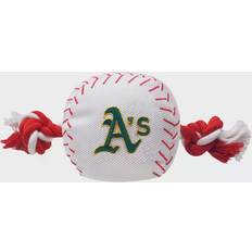Pets First Oakland Athletics Dog Baseball Rope Toy