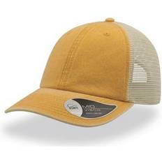 Jaune Casquettes Atlantis Case Pigment Dyed 6 Panel Trucker Cap Unisex - Mustard