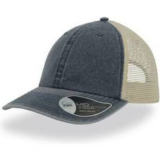 Case Pigment Dyed 6 Panel Trucker Cap Unisex - Navy