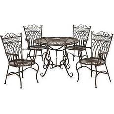 Round Patio Dining Sets Safavieh Thessaly Patio Dining Set