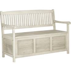 Gray Storage Benches Safavieh Brisbane Storage Bench 50x35.2"