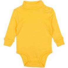 Long Sleeves Bodysuits Leveret Turtleneck Bodysuit - Yellow