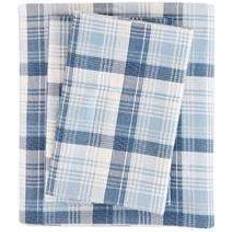 Cotton Bed Sheets Woolrich Flannel Bed Sheet Blue (274.32x)