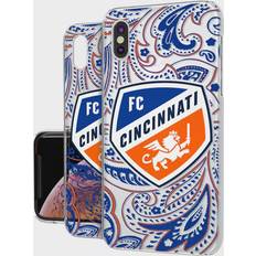 Strategic Printing FC Cincinnati iPhone XS Max Paisley Clear Case