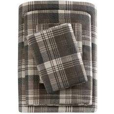 California King Bed Sheets Woolrich Flannel Bed Sheet Brown (274.32x)