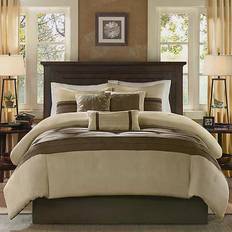 Textiles Madison Park Palmer Bedspread Brown, Beige (228.6x228.6)