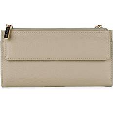 Dopp Cosmopolitan Leather Organizer Wallet - Khaki