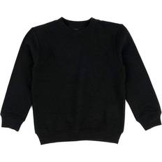 Black - Boys Sweatshirts Leveret Neutral Solid Color Pullover Sweatshirt - Black (29415188922442)