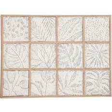 Plant Tiles Wall Decor 43x32"