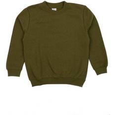 Leveret Boho Solid Color Pullover Sweatshirt - Olive Green (32455526940746)