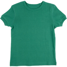 Leveret Kid's Short Sleeve Cotton T-shirt - Green (28988439068746)