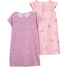 Jersey Nightgowns Children's Clothing Carter's Zebra Nightgowns 2-pack - Pink (V_3N710210)