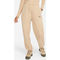 Womens nike joggers Nike Women's Sportswear Essentials Plush High Rise Joggers - Hemp/Black