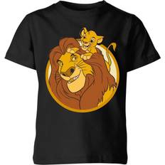 Disney Kid's Mufasa & Simba T-shirt - Black