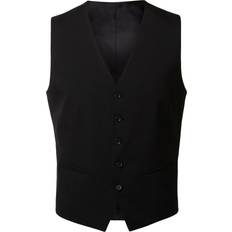 Selected Hombre Chalecos Selected Black Vest Homme - Black