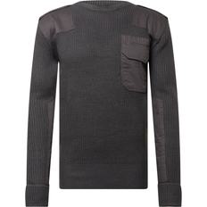 Brandit BW Pullover, black-grey, M, black-grey