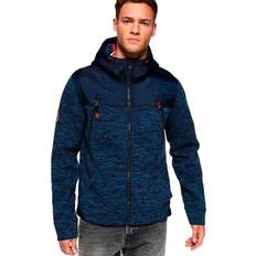 Sort hoodie med lynlås Superdry Mountain Hættetrøje Med Lynlås