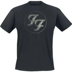 Retro Fighters Foo Fighters Logo In Circle T-shirt Herr