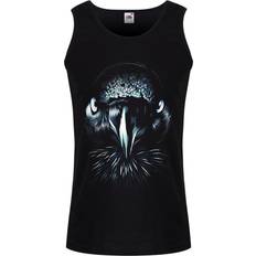 Algodón Chalecos Unorthodox Collective Mens Raven Vest Top (Black)