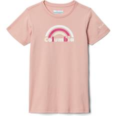 Columbia Paidat Columbia Girl's Mission Lake Short Sleeve Graphic T-shirt - Faux Pink Brand Rainbow