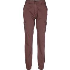 Urban Classics Ladies High Waist Cargo Pants (Concrete, W28)