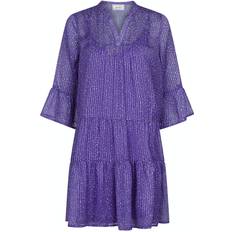 Neo noir gunvor sparkle Neo Noir Gunvor Sparkle Dress - Purple