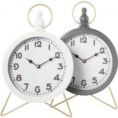 White Table Clocks Traditional Clock Table Clock 10"