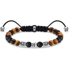 Brown Jewellery Thomas Sabo Bracelet skull multicoloured A1946-811-7-L22V