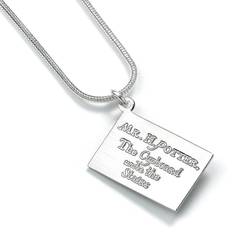 Harry Potter Halsketten Harry Potter Hogwarts Letter Pendant Necklace - Silver