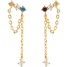 Mana Örhängen 18 kt - Gold/Multicoloured