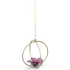 Polyester Weihnachtsbaumschmuck Swarovski Garden Tales Hibiscus Ball Weihnachtsbaumschmuck 8.6cm