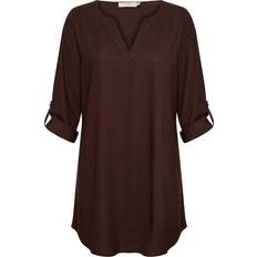 Cream Crventa Linen Tunic - Javanese