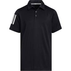 Polyester Poloshirts Adidas Junior 3 Stripe Polo - Black (HF3092)