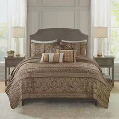 Multi Colored Bedspreads Bellagio Bedspread Brown (228.6x228.6)