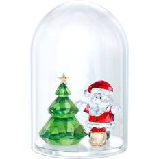 Swarovski Dekoration Swarovski Christmas Tree & Santa Bell Jar Prydnadsfigur