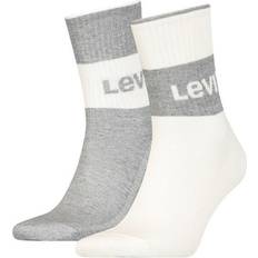 Levi's Lot de 2 Paires de Chaussettes Hautes Femme 701218215 Gris