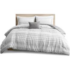 Polyester Duvet Covers Intelligent Design Lumi Duvet Cover Gray (228.6x172.72)