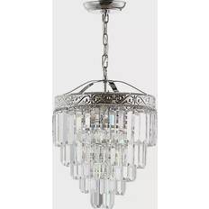 Crystal Chandeliers Pendant Lamps Jonathan Y Wyatt Pendant Lamp 12"